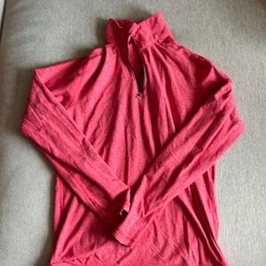 Medium Heather red quarter zip